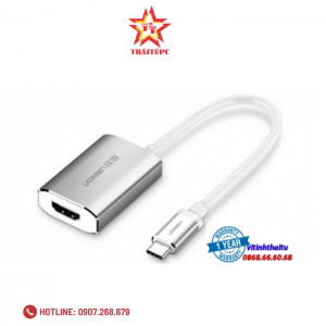 Cáp USB Type-C to HDMI Ugreen 40865 hỗ trợ 4Kx2K cao cấp