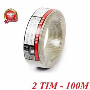 CÁP ĐIỆN THOẠI 2 LINE OD3.0MM 100M UNITEK (C885BG)