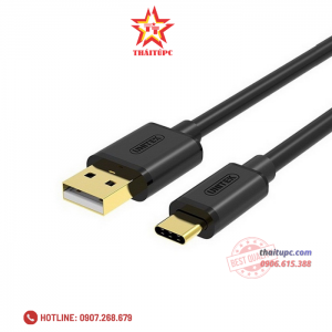 Cable USB 2.0 sang TYPE-C UNITEK (Y-C 483BK)