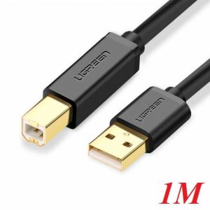 CÁP MÁY IN CHUẨN USB 2.0 ĐẦU MẠ VÀNG DÀI 1M UGREEN 20846