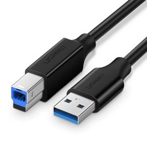 CÁP USB 3.0 AM TO BM DÀI 1M MÁY IN UGREEN 30753 CHÍNH HÃNG