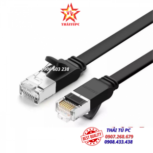 CÁP CAT6  PATCH CORD  UTP 24AWG UGREEN 50189 DÀI 10M DẠNG DẸT