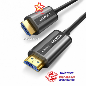 CÁP HDMI 2.0 SỢI QUANG DÀI 100M HỖ TRỢ 4K@60HZ HDR CAO CẤP UGREEN 50222