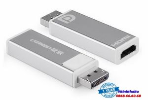 Đầu chuyển đổi DisplayPort dương sang HDMI âm 4k*2k ugreen 20413