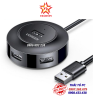 bo-chia-usb-4-cong-usb-2-0-ugreen-30367-co-den-led-200-cm-mau-den - ảnh nhỏ  1