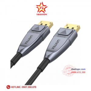 Cáp Displayport to Displayport 1.4 sợi quang Optical Fiber dài 10M độ phân giải 8K@60Hz Unitek C1616GY cao cấp