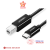 cap-may-in-usb-2-0-type-c-to-usb-type-b-dai-3m-mau-den-chinh-hang-ugreen-80812 - ảnh nhỏ  1