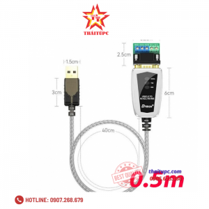Cáp USB2.0 to RS485/422 DTECH DT-5119 - 0.5 mét