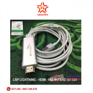 Cáp Lightning->HDMI+USB 1.8m MH080 M-PARD