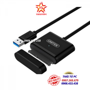 CÁP USB 3.0 -> SATA III 2.5/3.5 UNITEK (Y-1093BK) Không nguồn