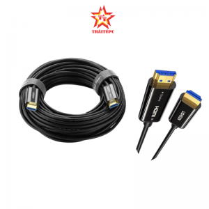 Cáp HDMI 2.0 sợi quang hợp kim kẽm 50m hỗ trợ 4K/60Hz chính hãng Ugreen 50219