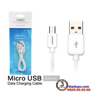 Dây cáp sạc Micro USB Pisen, cho các dòng điện thoại Android