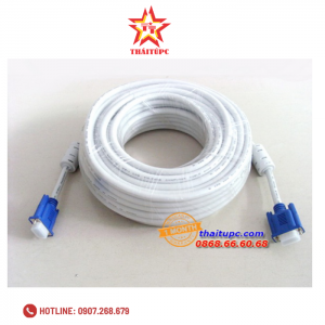 Cable Vga LCD 10m (3+4) VMSC 10 (Trắng Xanh)