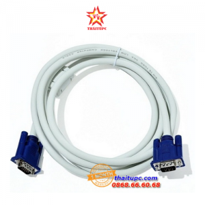  Cable Vga LCD KM 1m8 (3+4) VMS 1.8 (Trắng Xanh)
