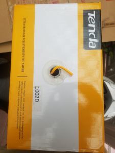 Cáp mạng TENCIA CAT5 UTP – 1002D (Thùng 300m, vỏ xám)