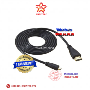 Cáp chuyển Micro HDMI sang HDMI 1.5m Unitek YC 153 (1m5)