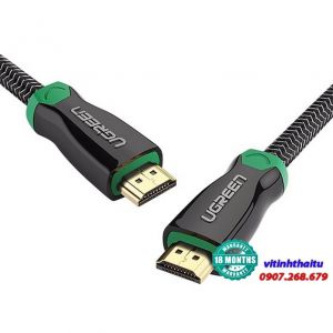Cáp HDMI 10m  Ugreen 10296 vỏ bọc kim loại cao cấp