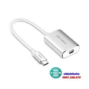 Cáp chuyển USB Type C to Mini Displayport Ugreen 40867 chính hãng, hỗ trợ 4K