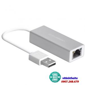 Cáp Chuyển USB 2.0 To Lan Cao Cấp Ugreen 20257 Vỏ Nhôm