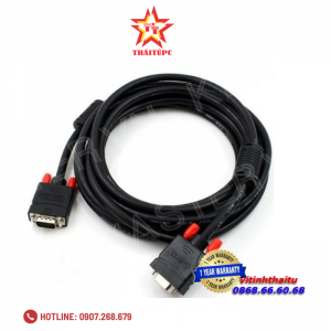 Cáp VGA Unitek LCD 3C+6 (5m) (Y-C 505G)