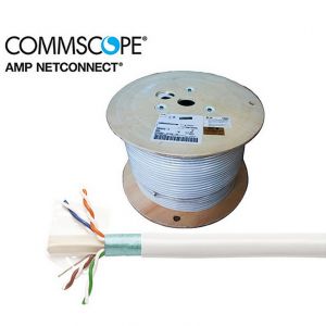 CÁP MẠNG Chính Hãng AMP/COMMSCOPE 305m CAT6 FTP SOLID, MÀU TRẮNG, 305M CÁP CAT6A 884024508/10