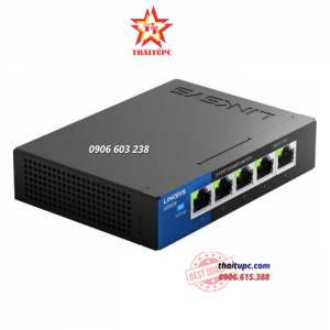 Thiết Bị Mạng Switch Linksys 5 Port Business Desktop Gigabit LGS105 10/100/1000Mbps